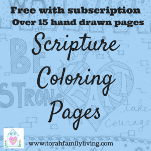 Scripture coloring