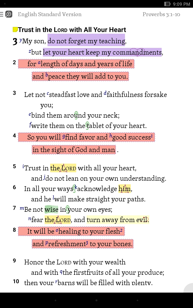 Insights from Proverbs 3:1-8