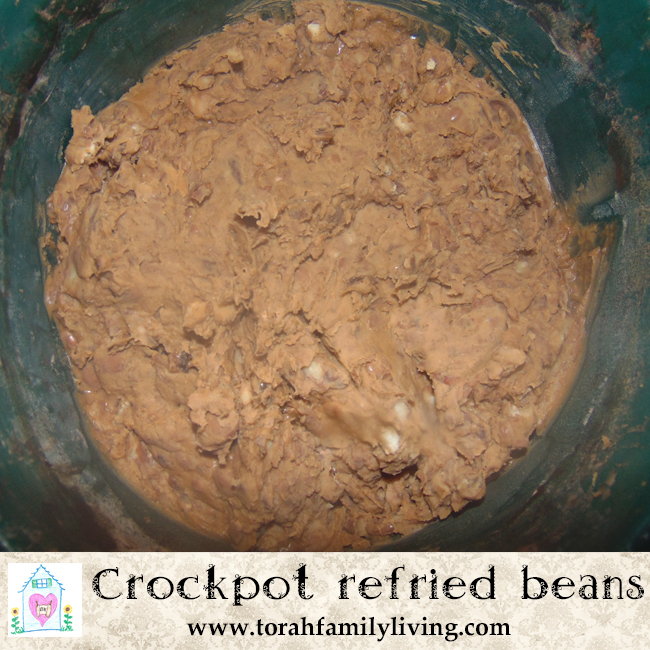 Crockpot refried beans