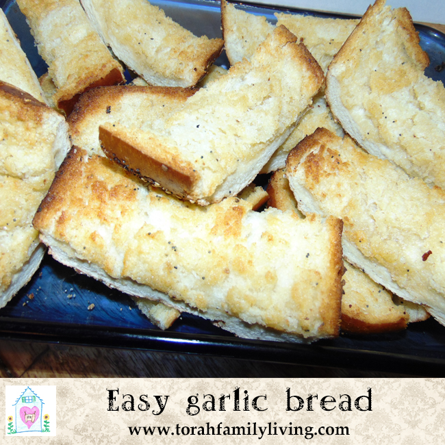 Easy garlic bread