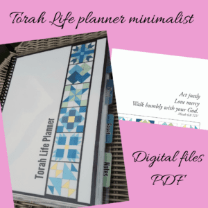 Build your own planner (Torah Life planner style)