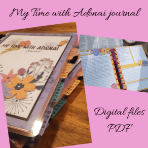 My Time with Adonai journal PDF