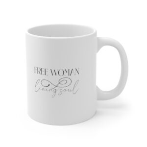 Free Woman living soul Ceramic Mug