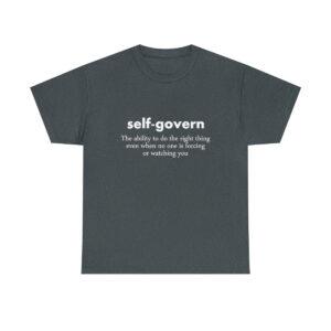 Self govern tshirt