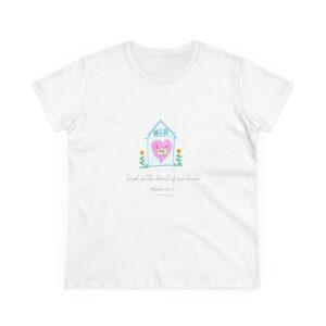 Torah is the Heart of my Home women's casual tee