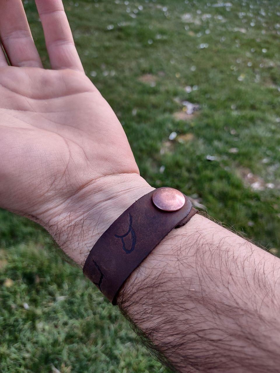 Exodus 3:15 leather bracelets - Image 3