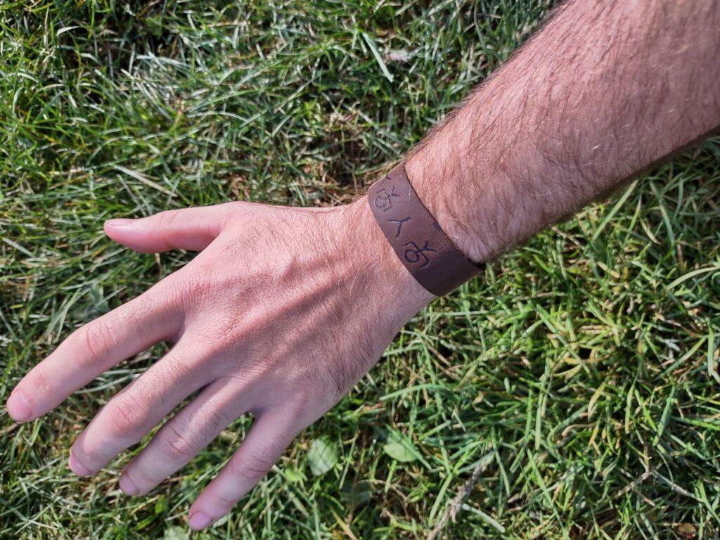 Exodus 3:15 leather bracelets