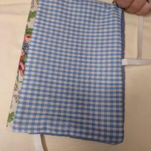 Handmade Bible cover blue gingham