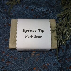 Spruce tip Herb Soap
