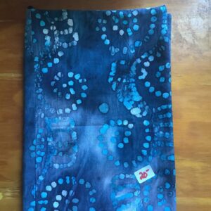 Handmade Bible cover, Tye dye blue